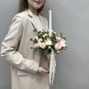 Настольная композиция в бокале со свечой Розовые сны